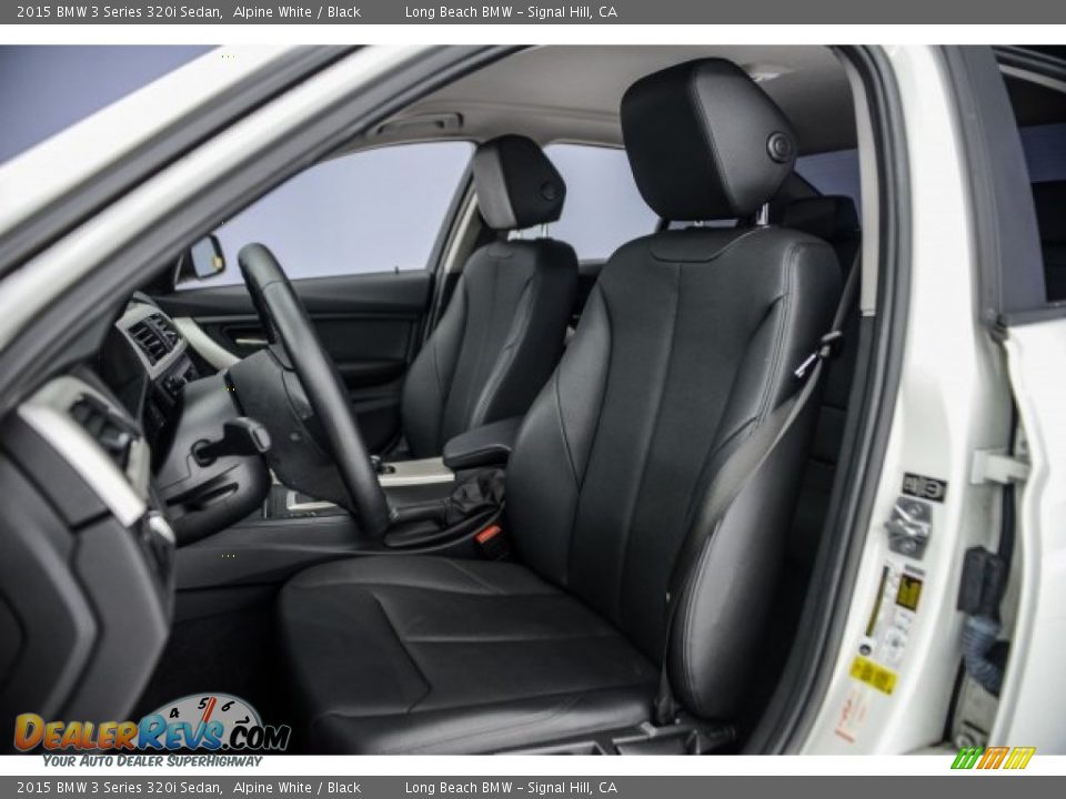 2015 BMW 3 Series 320i Sedan Alpine White / Black Photo #26