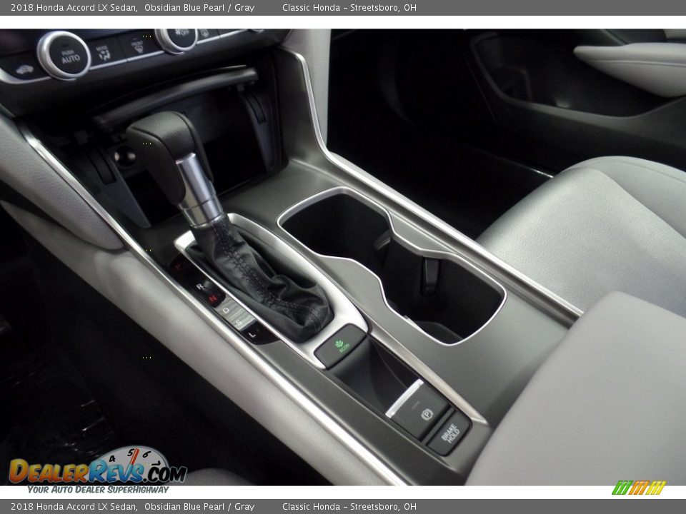 2018 Honda Accord LX Sedan Obsidian Blue Pearl / Gray Photo #16