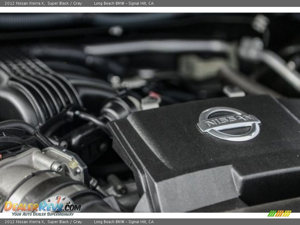 2012 Nissan Xterra X Super Black / Gray Photo #24