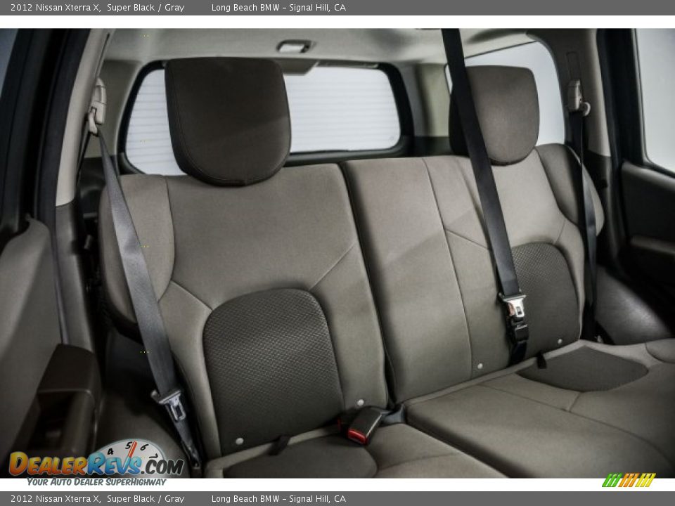 2012 Nissan Xterra X Super Black / Gray Photo #27