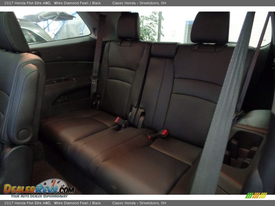 2017 Honda Pilot Elite AWD White Diamond Pearl / Black Photo #36
