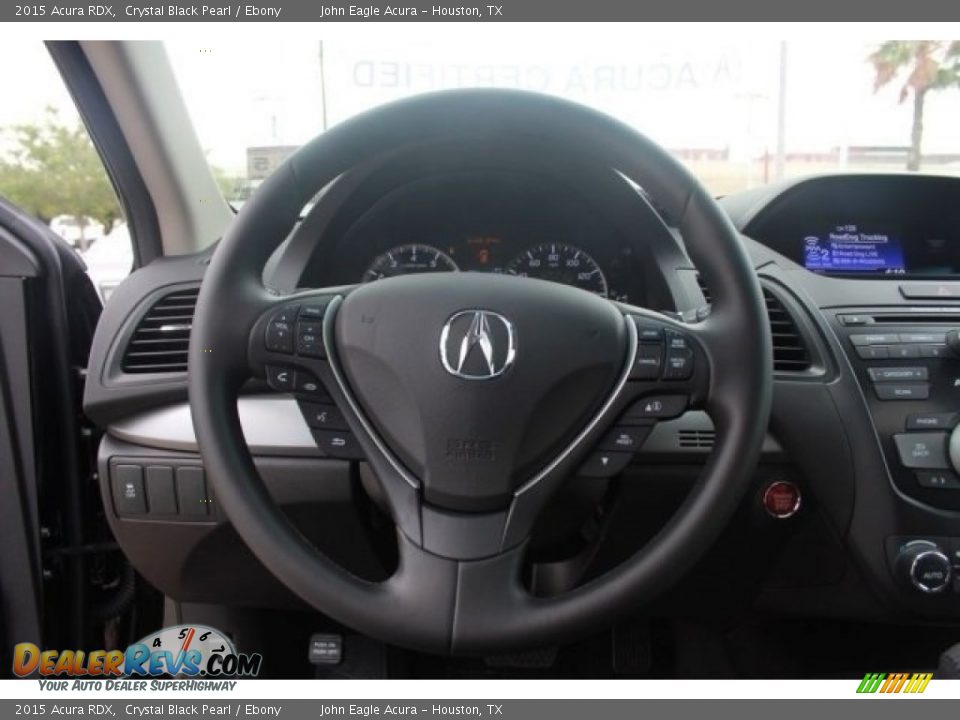 2015 Acura RDX Crystal Black Pearl / Ebony Photo #25