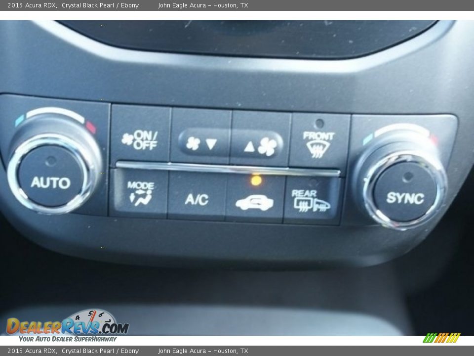 2015 Acura RDX Crystal Black Pearl / Ebony Photo #34
