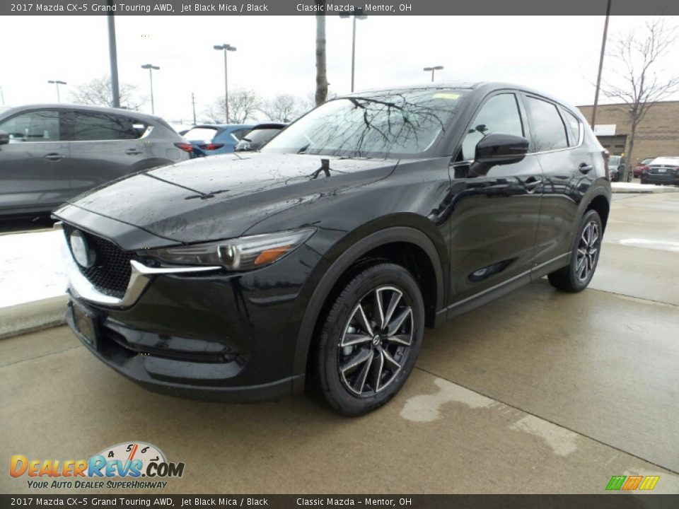 2017 Mazda CX-5 Grand Touring AWD Jet Black Mica / Black Photo #1
