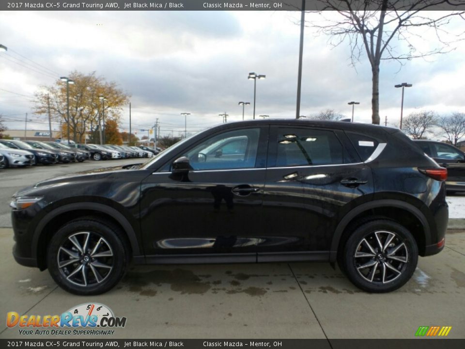 2017 Mazda CX-5 Grand Touring AWD Jet Black Mica / Black Photo #2