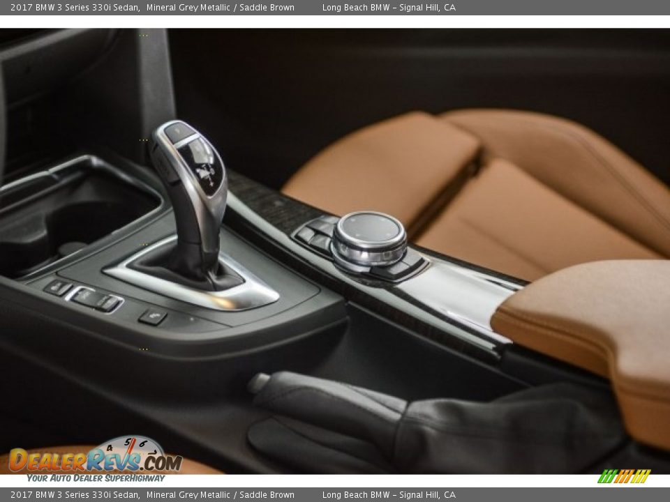 2017 BMW 3 Series 330i Sedan Mineral Grey Metallic / Saddle Brown Photo #9