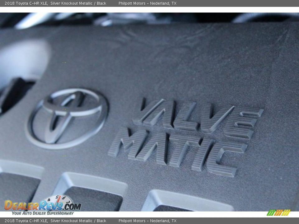 2018 Toyota C-HR XLE Silver Knockout Metallic / Black Photo #25