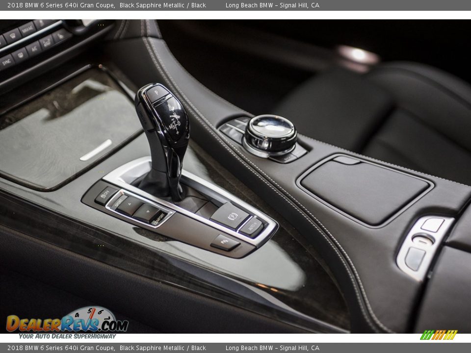 2018 BMW 6 Series 640i Gran Coupe Black Sapphire Metallic / Black Photo #7
