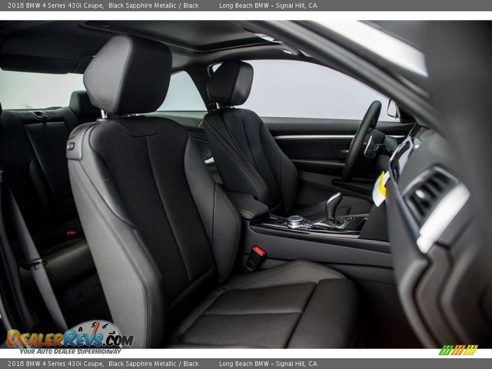 2018 BMW 4 Series 430i Coupe Black Sapphire Metallic / Black Photo #2