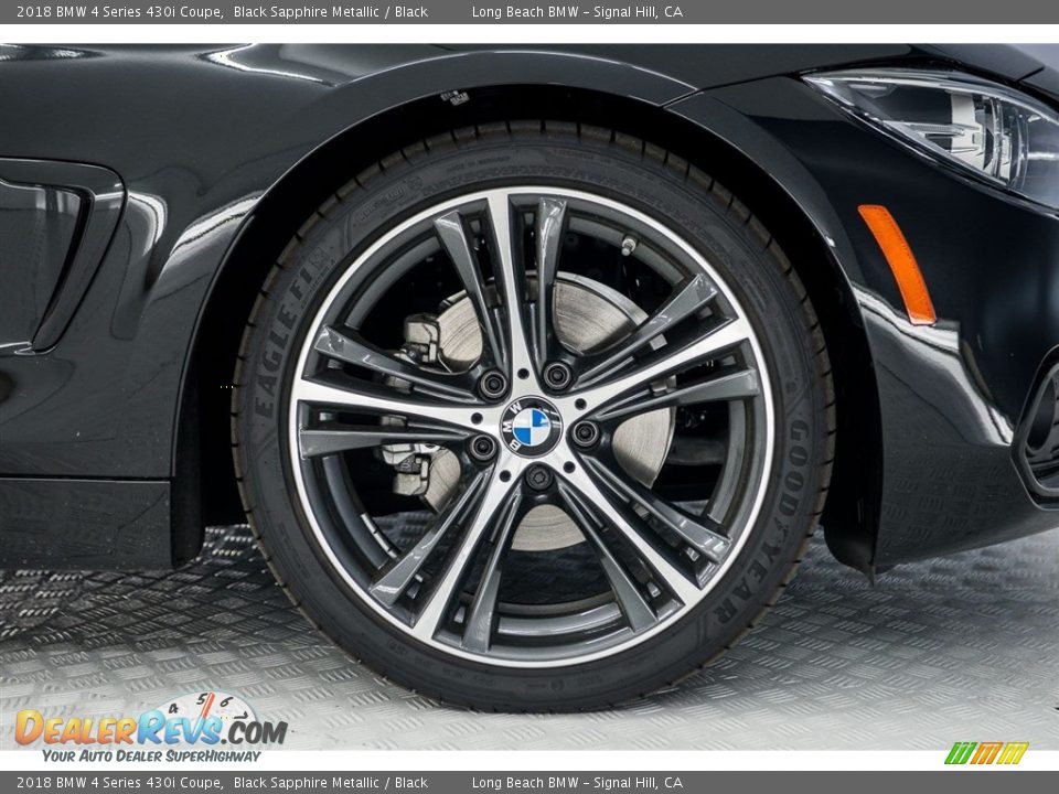 2018 BMW 4 Series 430i Coupe Black Sapphire Metallic / Black Photo #9