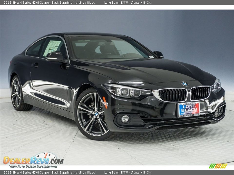 2018 BMW 4 Series 430i Coupe Black Sapphire Metallic / Black Photo #11