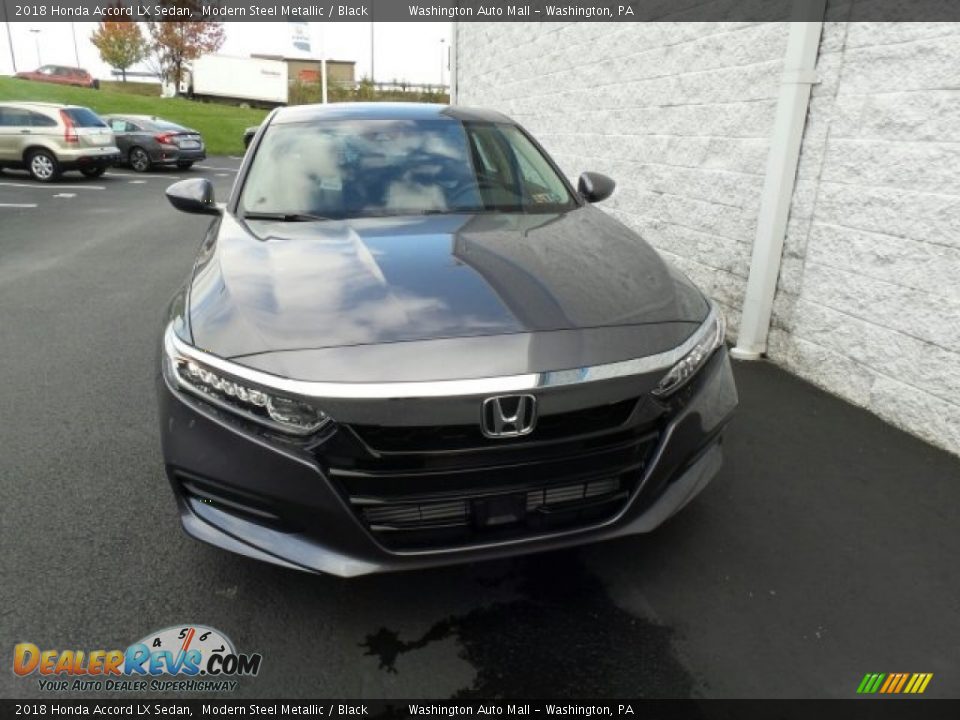 2018 Honda Accord LX Sedan Modern Steel Metallic / Black Photo #3