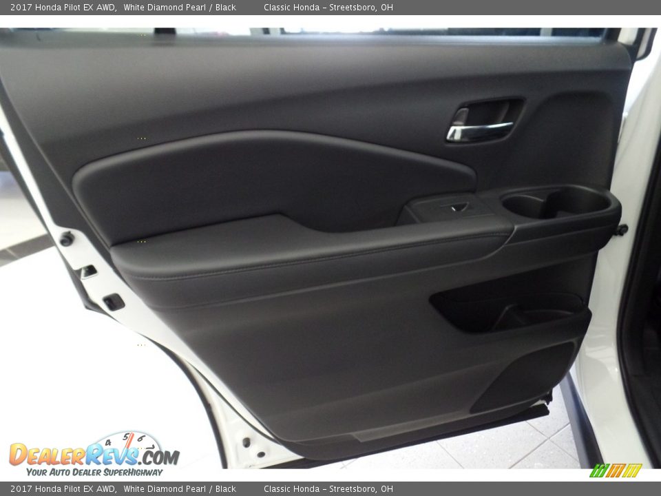2017 Honda Pilot EX AWD White Diamond Pearl / Black Photo #7