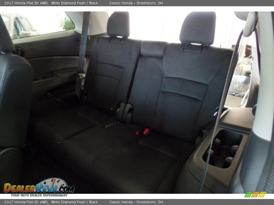 2017 Honda Pilot EX AWD White Diamond Pearl / Black Photo #11
