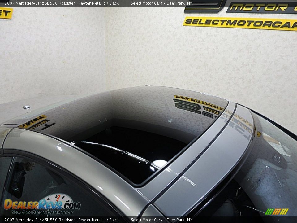 2007 Mercedes-Benz SL 550 Roadster Pewter Metallic / Black Photo #14
