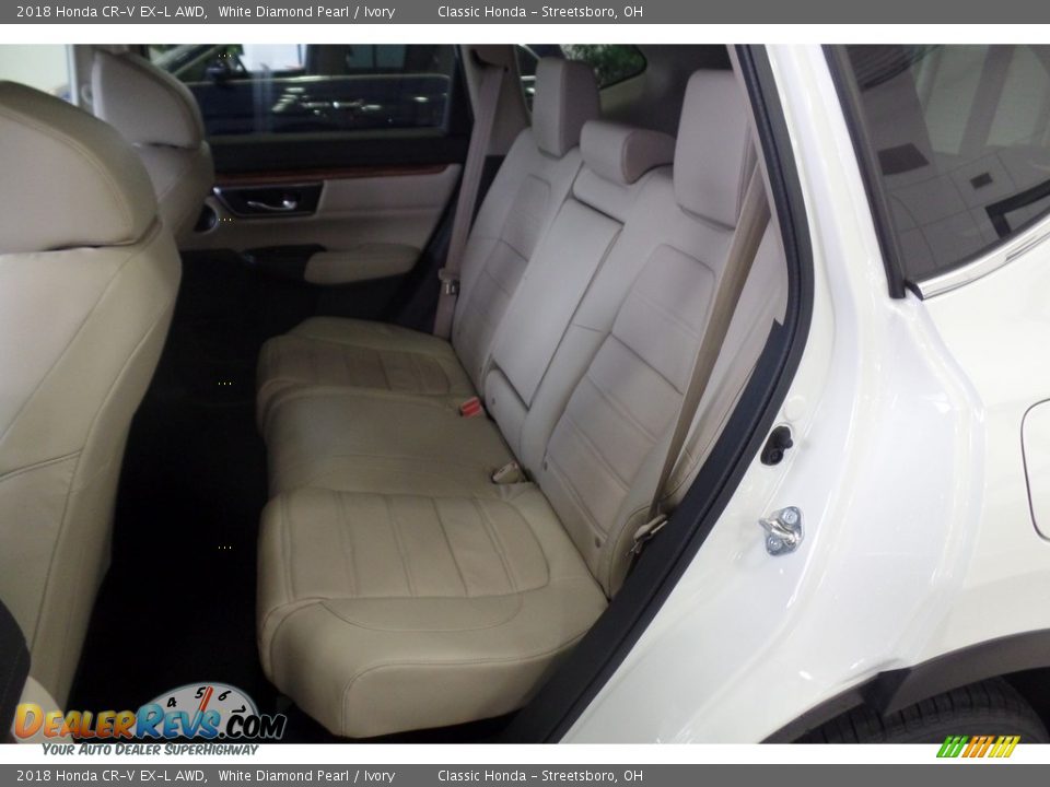 2018 Honda CR-V EX-L AWD White Diamond Pearl / Ivory Photo #9