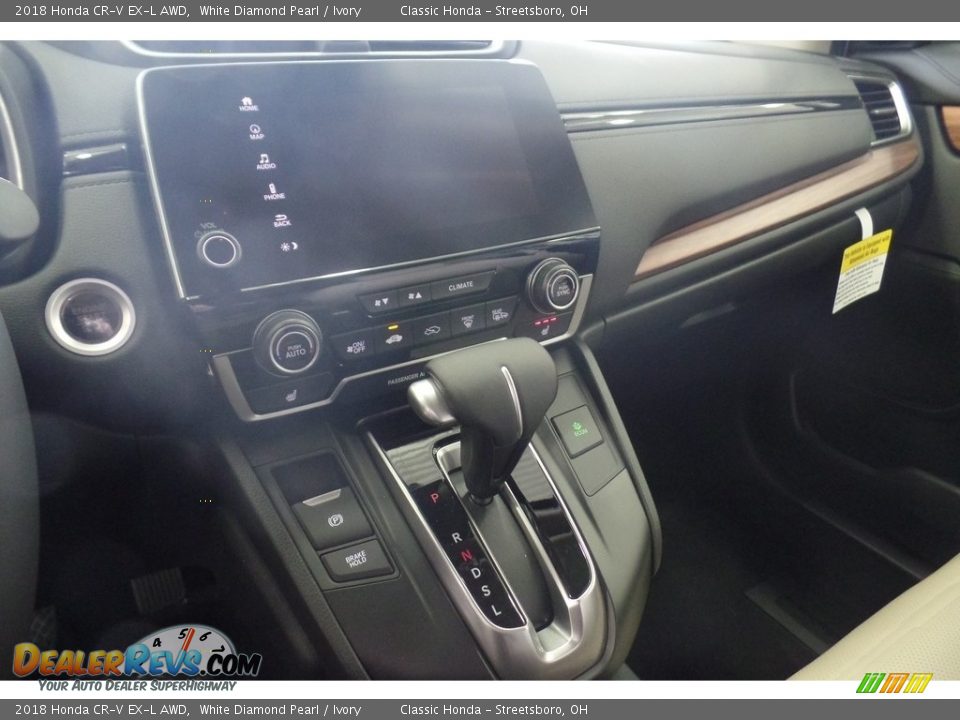 2018 Honda CR-V EX-L AWD White Diamond Pearl / Ivory Photo #10