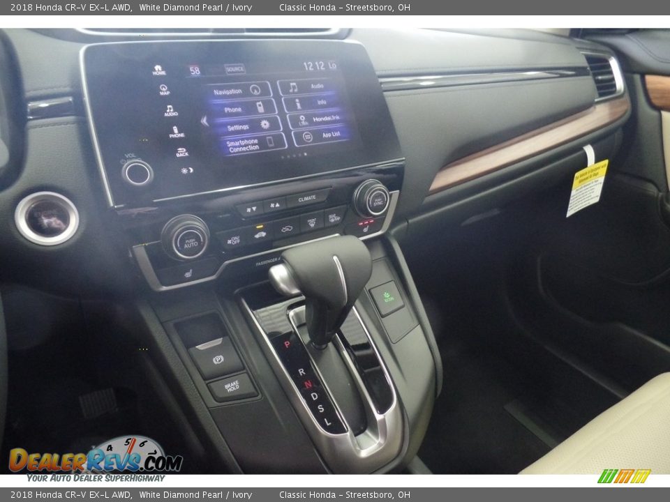 2018 Honda CR-V EX-L AWD White Diamond Pearl / Ivory Photo #11