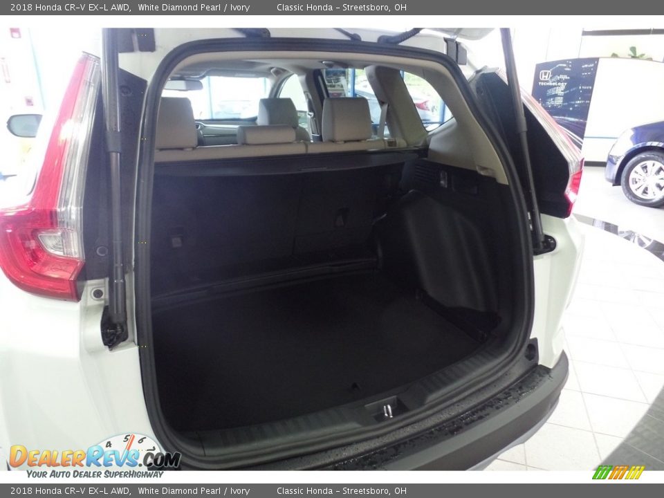 2018 Honda CR-V EX-L AWD White Diamond Pearl / Ivory Photo #14