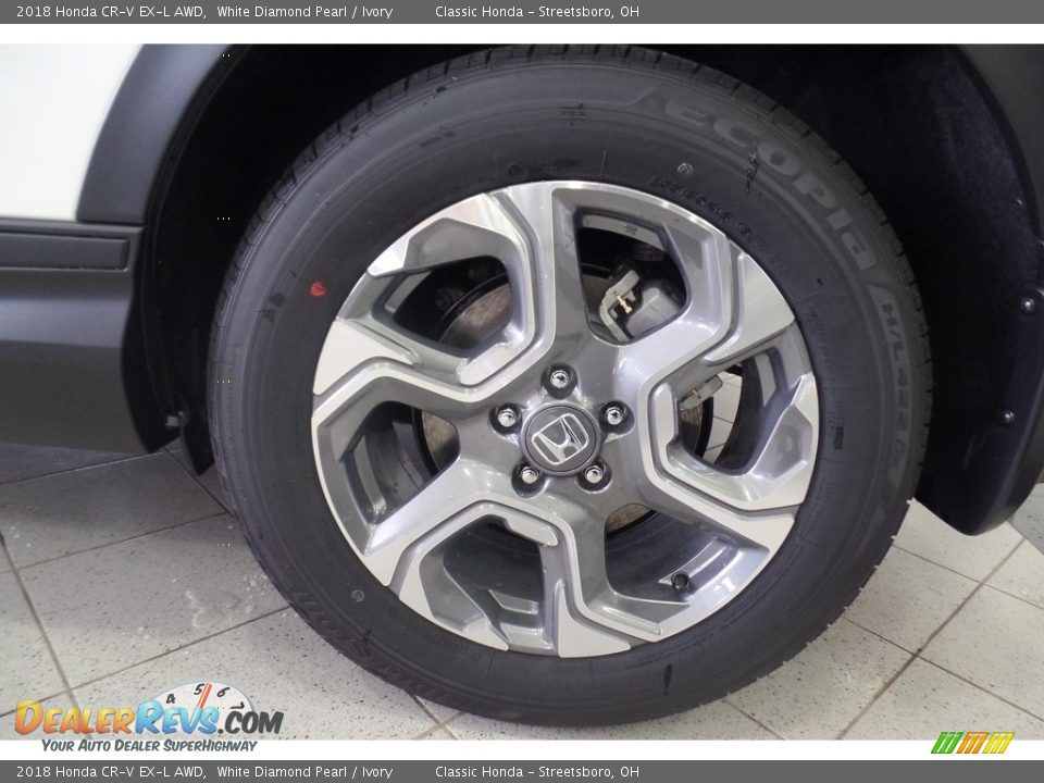 2018 Honda CR-V EX-L AWD White Diamond Pearl / Ivory Photo #15