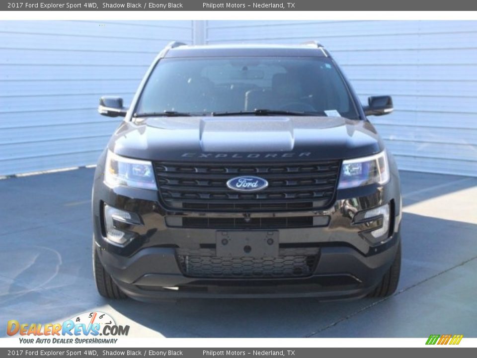 2017 Ford Explorer Sport 4WD Shadow Black / Ebony Black Photo #2