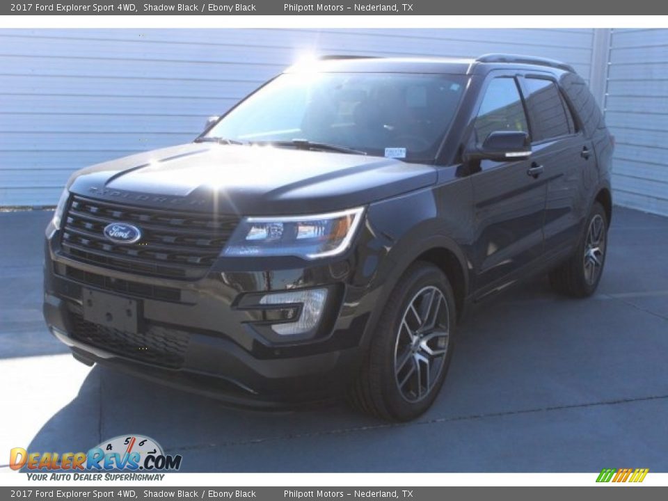 2017 Ford Explorer Sport 4WD Shadow Black / Ebony Black Photo #3