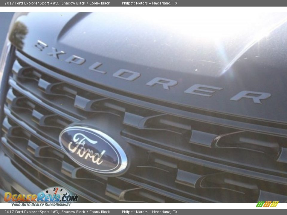 2017 Ford Explorer Sport 4WD Shadow Black / Ebony Black Photo #4