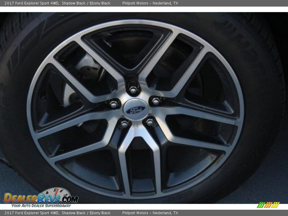 2017 Ford Explorer Sport 4WD Shadow Black / Ebony Black Photo #5