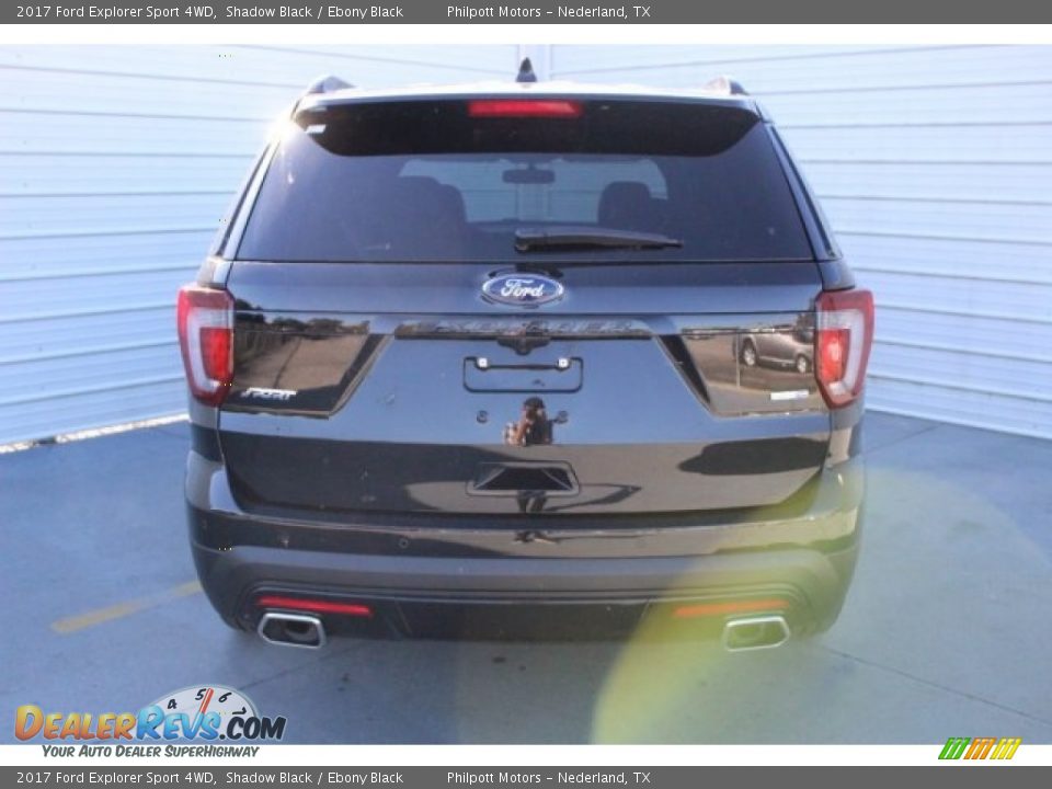 2017 Ford Explorer Sport 4WD Shadow Black / Ebony Black Photo #7