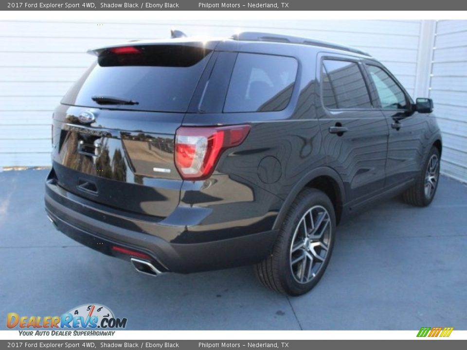 2017 Ford Explorer Sport 4WD Shadow Black / Ebony Black Photo #8