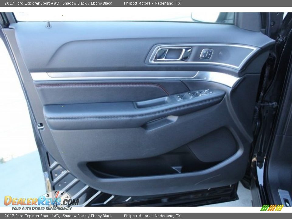 2017 Ford Explorer Sport 4WD Shadow Black / Ebony Black Photo #9