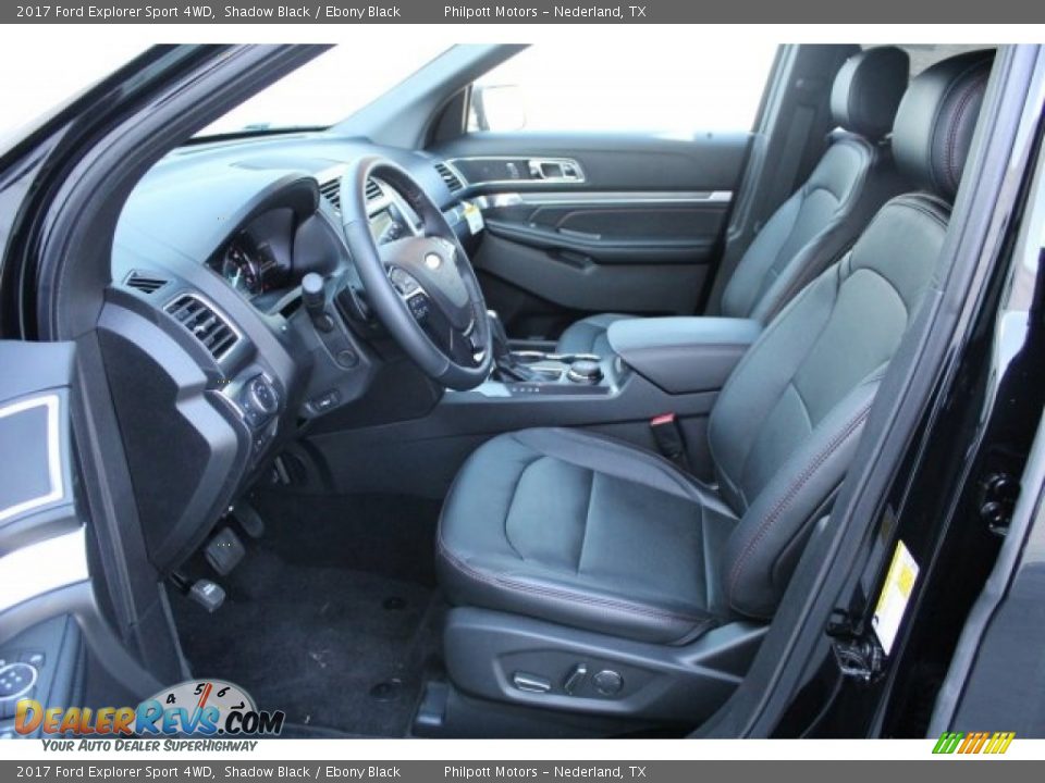 2017 Ford Explorer Sport 4WD Shadow Black / Ebony Black Photo #11