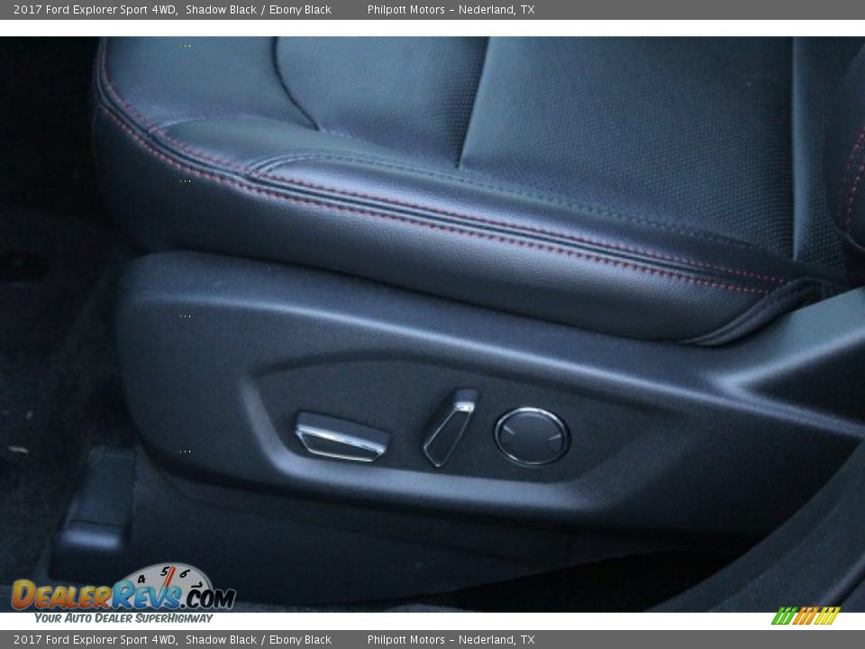 2017 Ford Explorer Sport 4WD Shadow Black / Ebony Black Photo #12