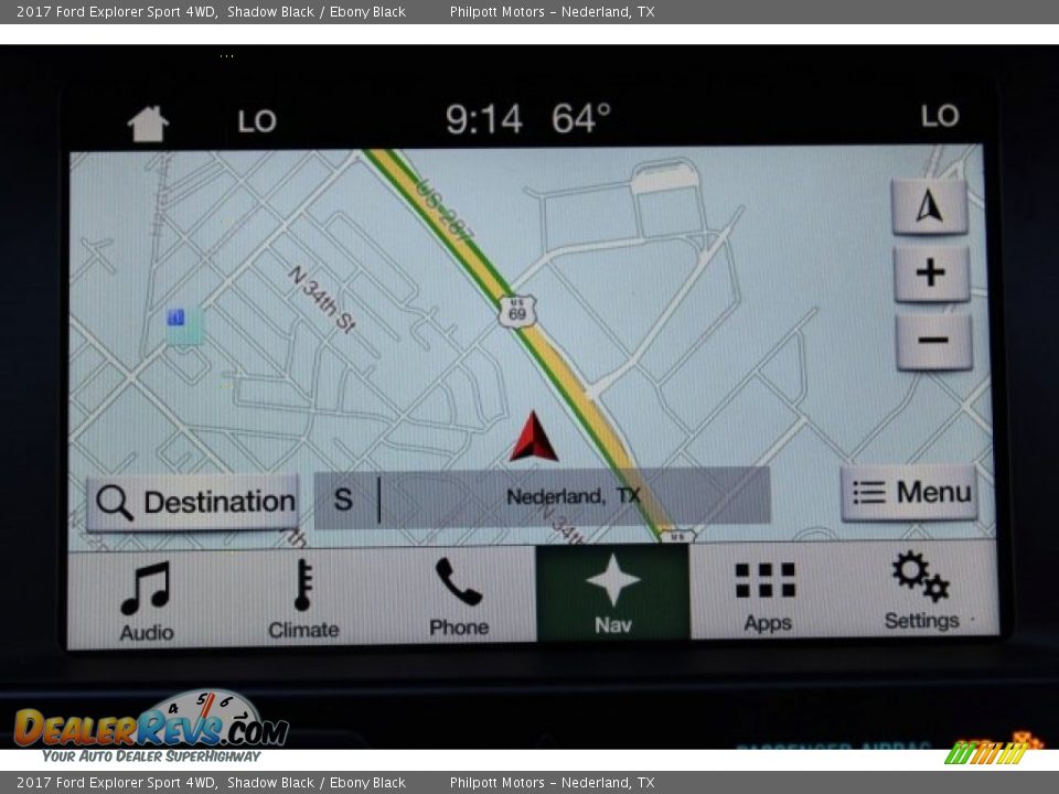 2017 Ford Explorer Sport 4WD Shadow Black / Ebony Black Photo #14