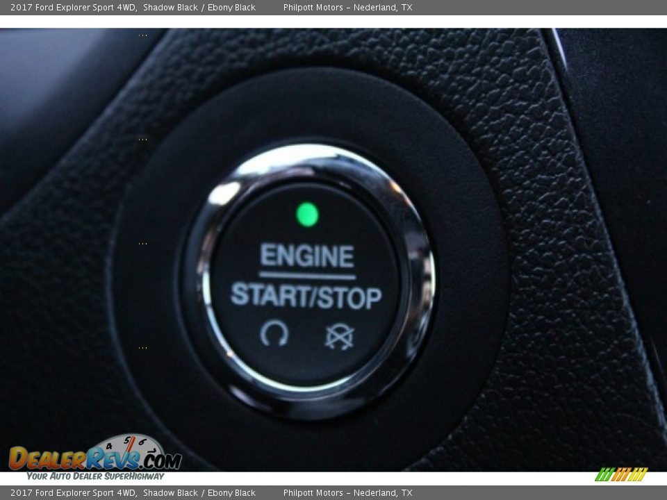 2017 Ford Explorer Sport 4WD Shadow Black / Ebony Black Photo #16