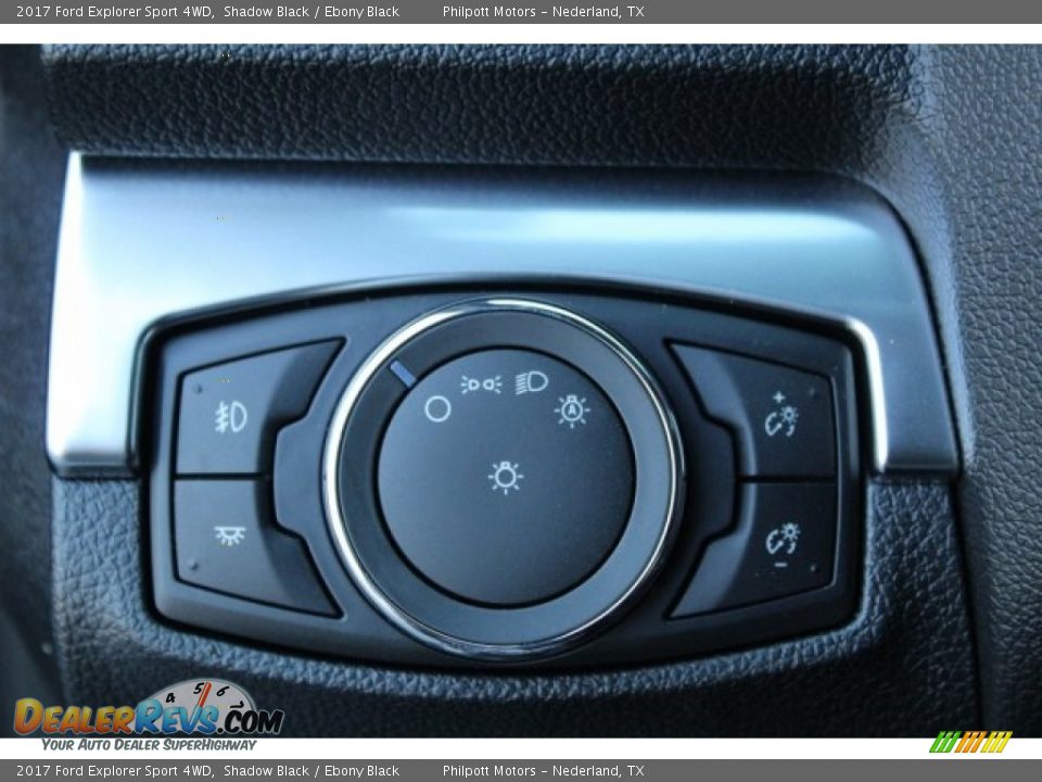 2017 Ford Explorer Sport 4WD Shadow Black / Ebony Black Photo #20