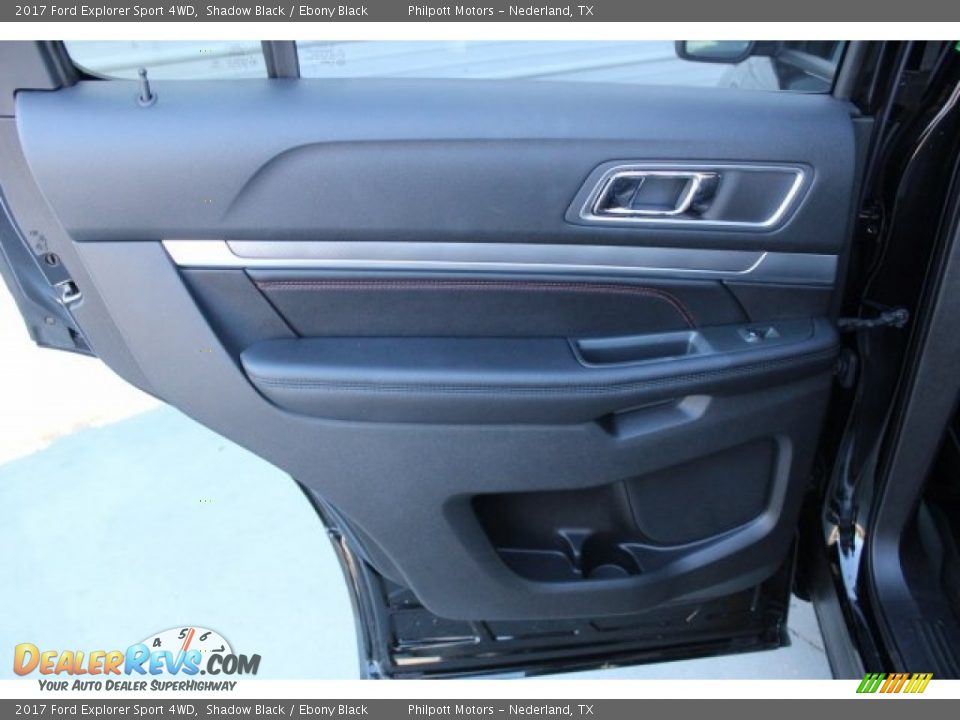 2017 Ford Explorer Sport 4WD Shadow Black / Ebony Black Photo #21