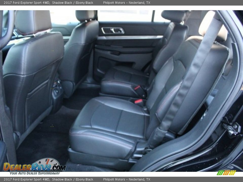 2017 Ford Explorer Sport 4WD Shadow Black / Ebony Black Photo #22