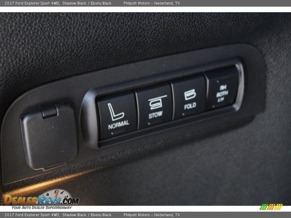 2017 Ford Explorer Sport 4WD Shadow Black / Ebony Black Photo #26