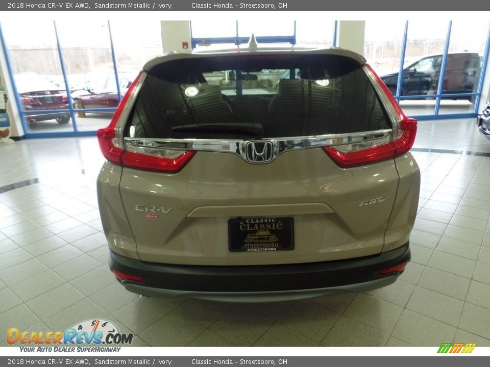 2018 Honda CR-V EX AWD Sandstorm Metallic / Ivory Photo #4