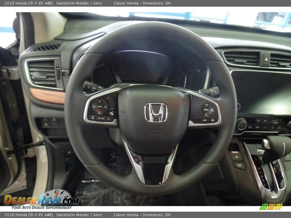 2018 Honda CR-V EX AWD Sandstorm Metallic / Ivory Photo #10