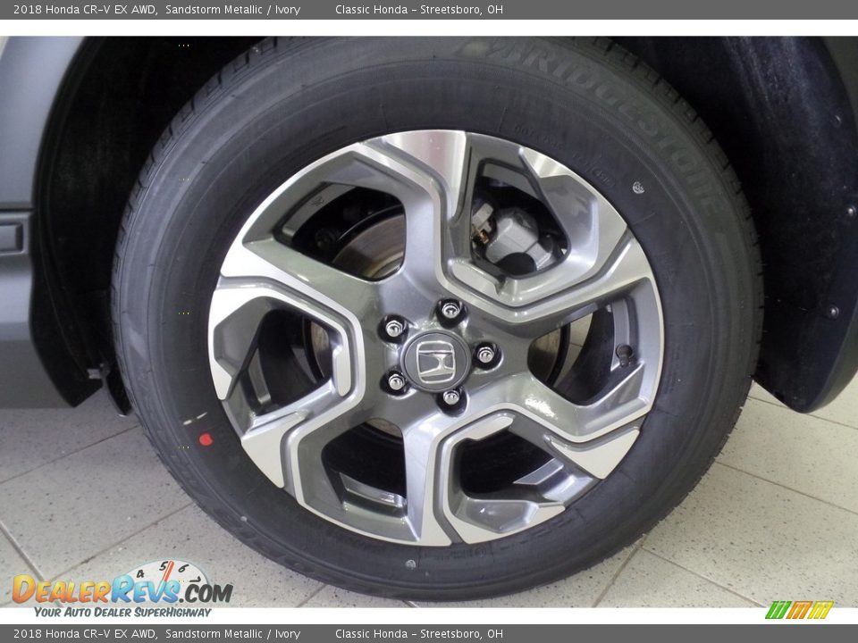 2018 Honda CR-V EX AWD Sandstorm Metallic / Ivory Photo #15