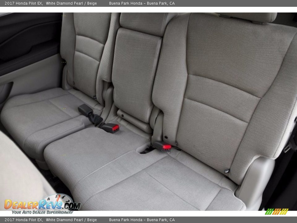 2017 Honda Pilot EX White Diamond Pearl / Beige Photo #15