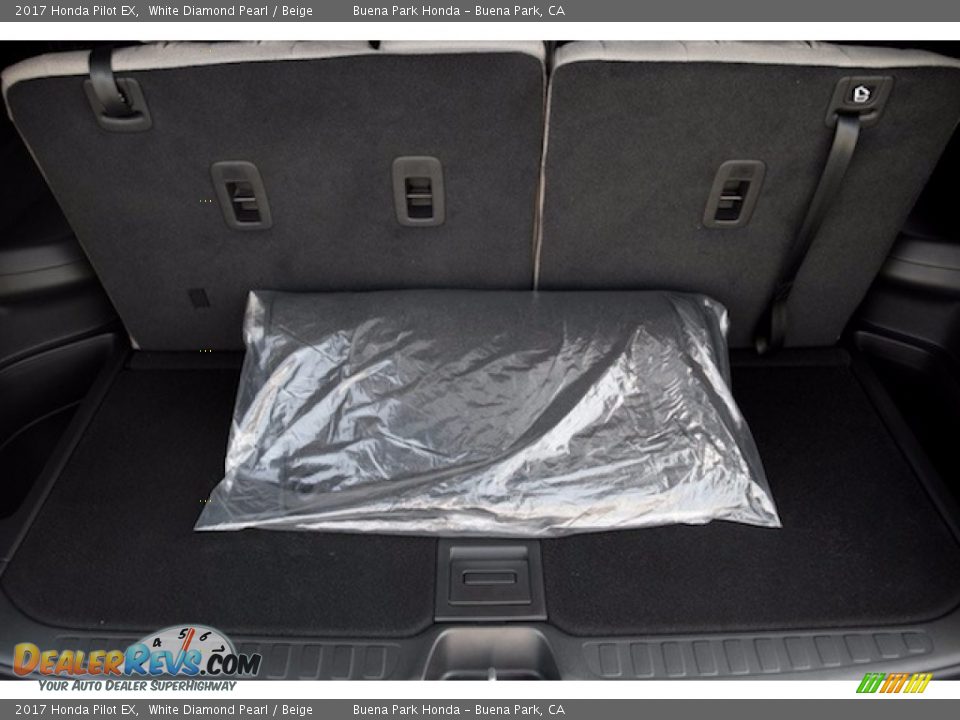 2017 Honda Pilot EX White Diamond Pearl / Beige Photo #16