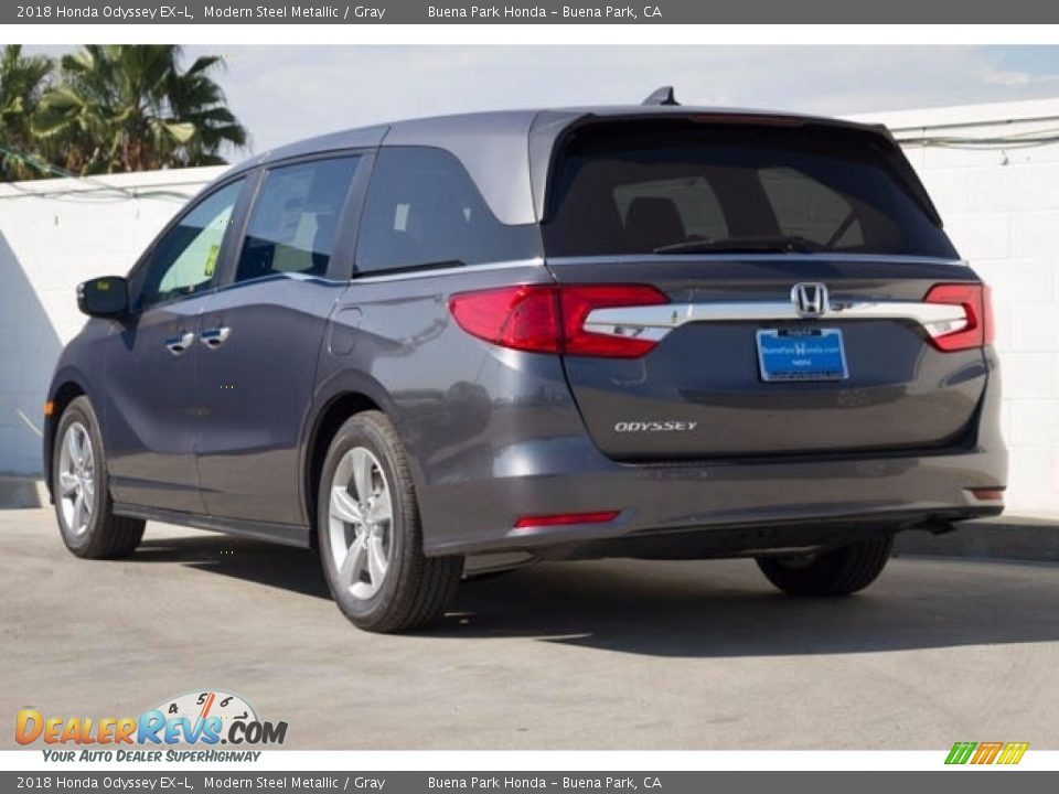 2018 Honda Odyssey EX-L Modern Steel Metallic / Gray Photo #2
