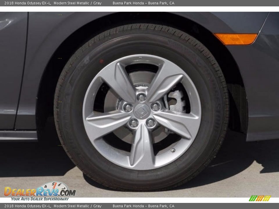 2018 Honda Odyssey EX-L Modern Steel Metallic / Gray Photo #5