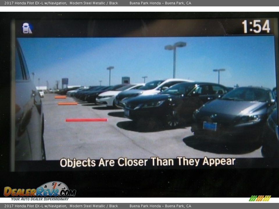 2017 Honda Pilot EX-L w/Navigation Modern Steel Metallic / Black Photo #6