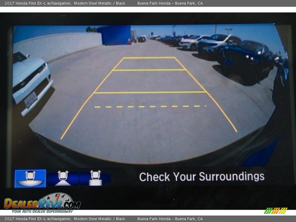 2017 Honda Pilot EX-L w/Navigation Modern Steel Metallic / Black Photo #7