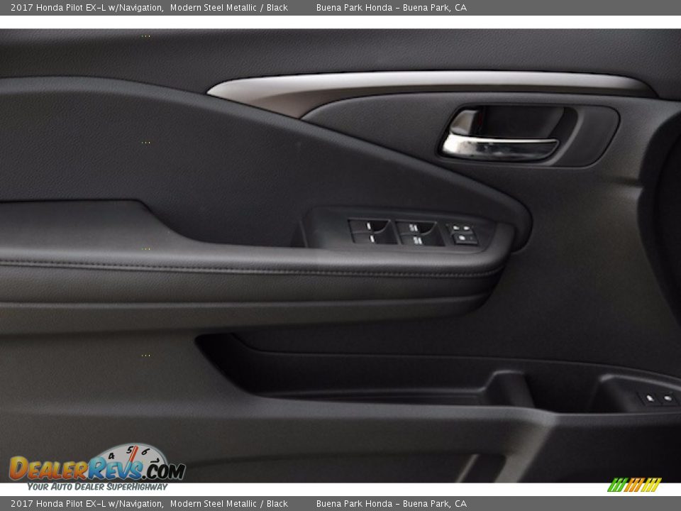 2017 Honda Pilot EX-L w/Navigation Modern Steel Metallic / Black Photo #8