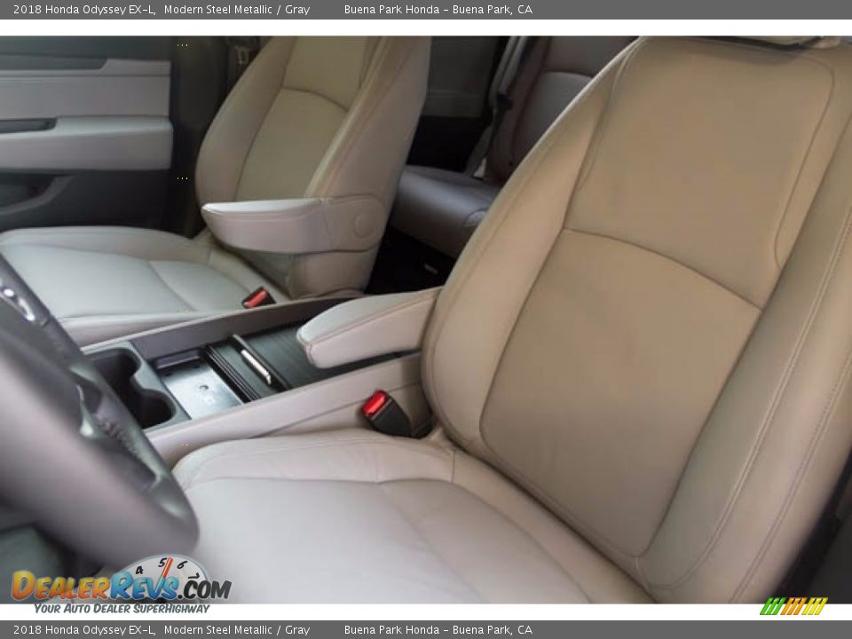 2018 Honda Odyssey EX-L Modern Steel Metallic / Gray Photo #10
